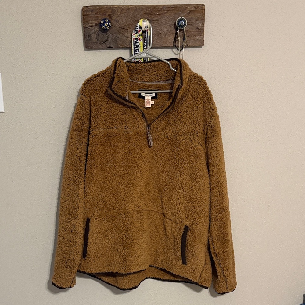Men's Brown Sherpa Fleece Jacket